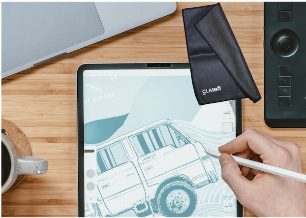 custom microfiber cloth logo on the go gallery