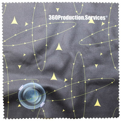 Custom Microfiber Cloth - Pristine Screens - Custom Color - Gray