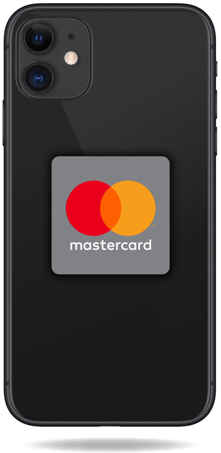 Master Card Screen Cleaner Sticker
