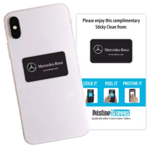 Custom Screen Cleaner Sticker - Mercedes Benz