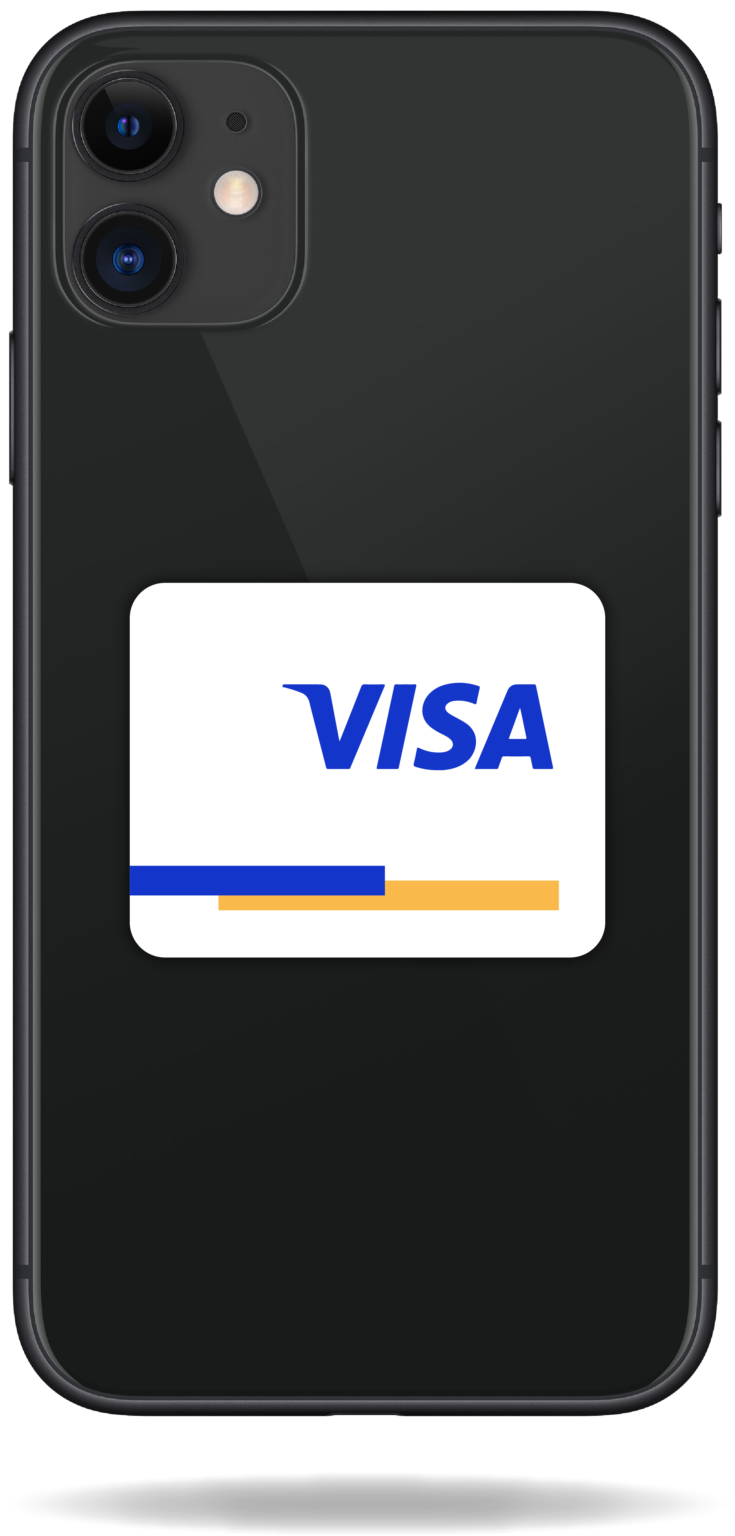 Visa Sticky Clean Mockup