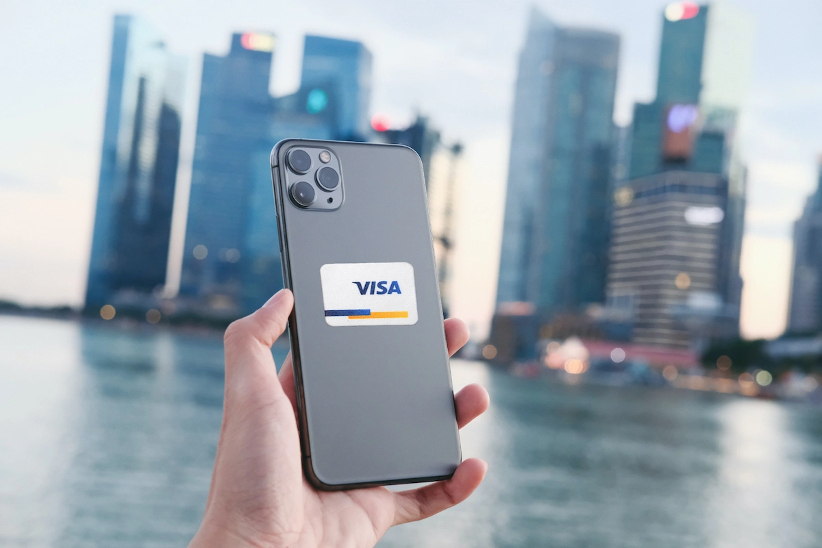 Visa Screen Cleaner Sticker