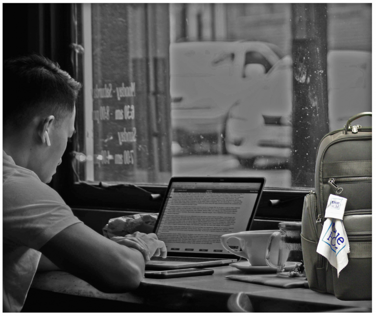 Cloth Backpack cafe