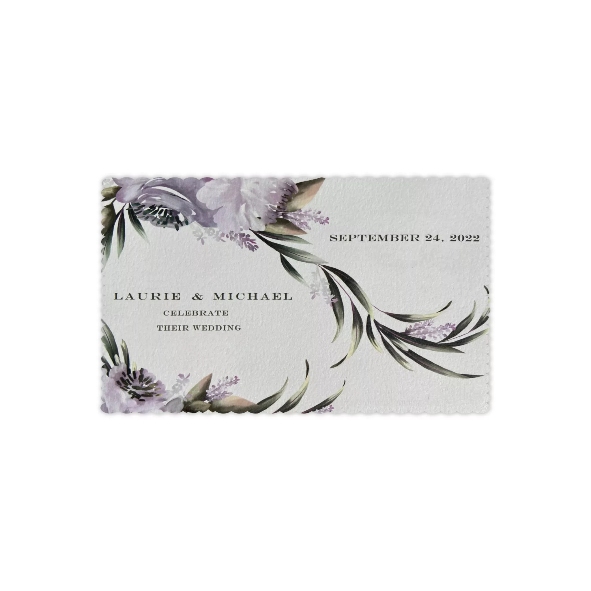 Laurie & Michael Wedding Giveaway Cloth