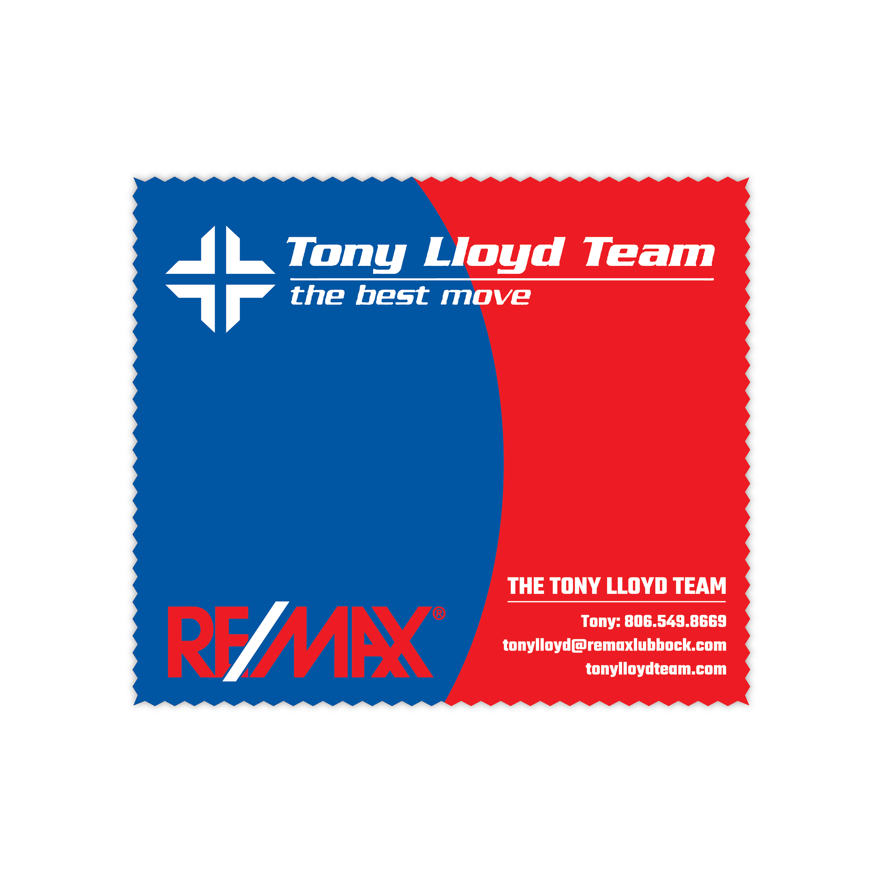 REMAX Tony Lloyd Team Promotional Microfiber Cloth