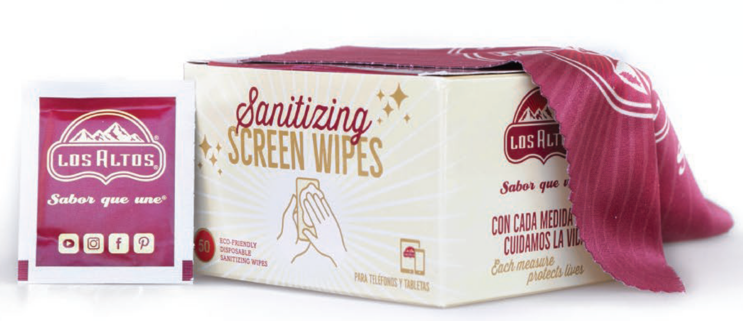 Los Altos Custom Microfiber Cloth & Sanitizing Wipes
