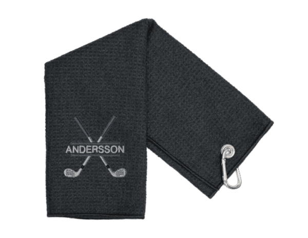 Anderson Custom Golf Towel with Lanyard