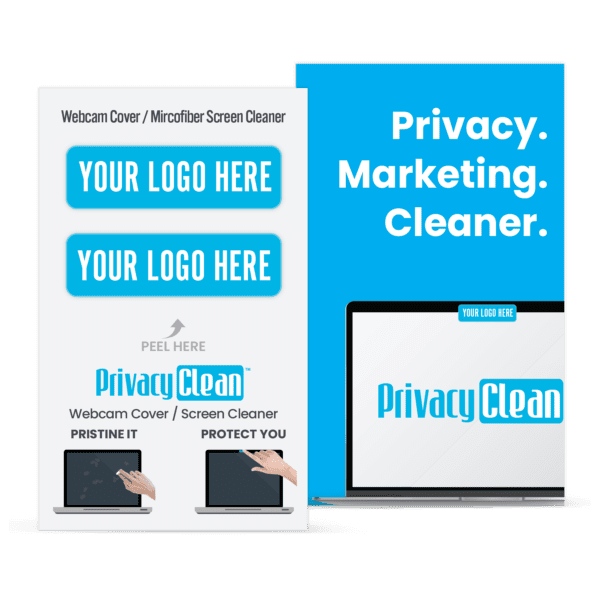 Pristine Screens Custom Microfiber Webcam Privacy Cleaner Sticker