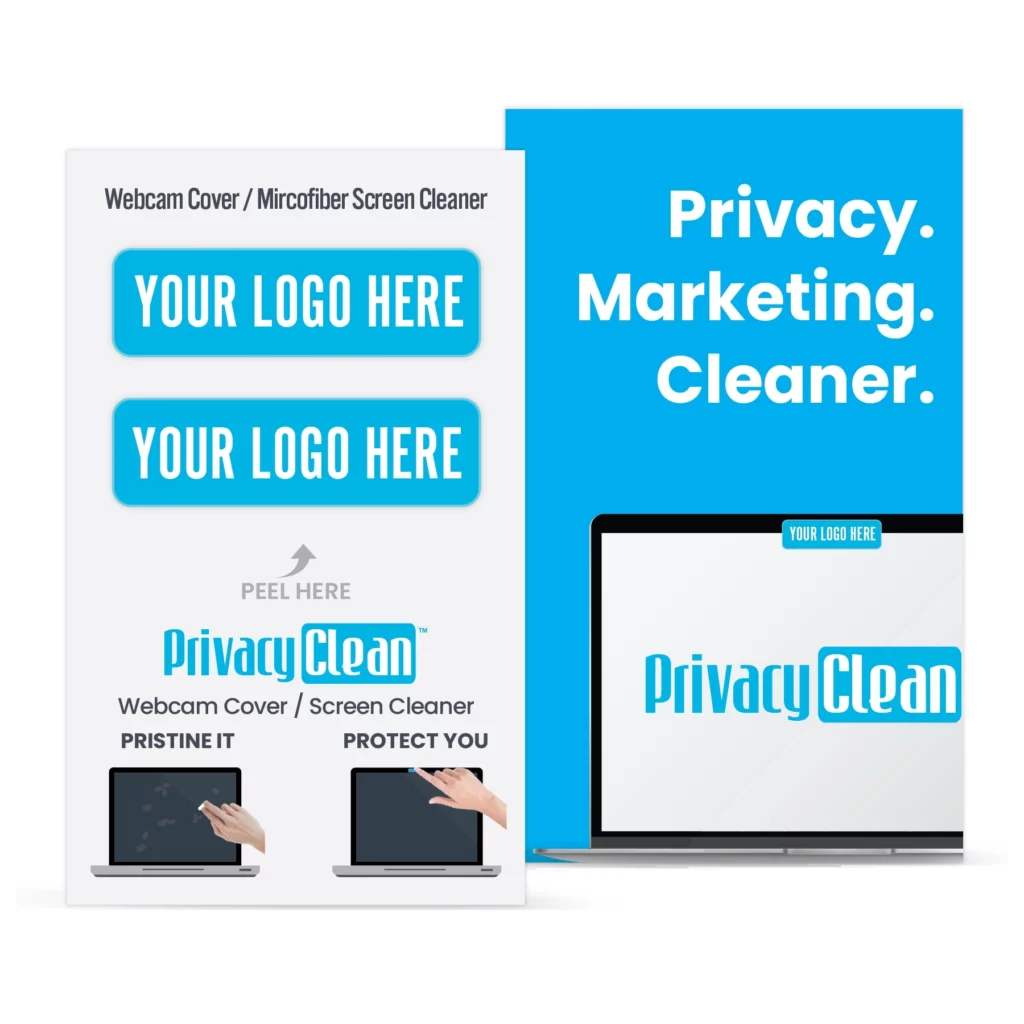CUSTOM WEBCAM PRIVACY CLEANER STICKERS BY PRISTINE SCREENS